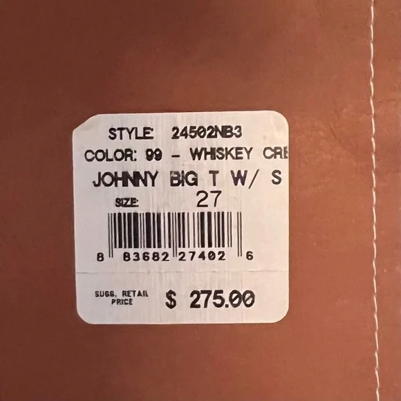 NWT True Religion Womens Johnny Big T Dark Wash Big Stitch Straight Leg Jeans 27 - Picture 6 of 13